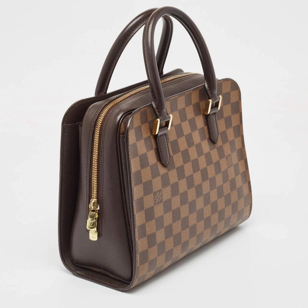 商品[二手商品] Louis Vuitton|Louis Vuitton Damier Ebene Canvas and Leather Triana Bag,价格¥7134,第3张图片详细描述