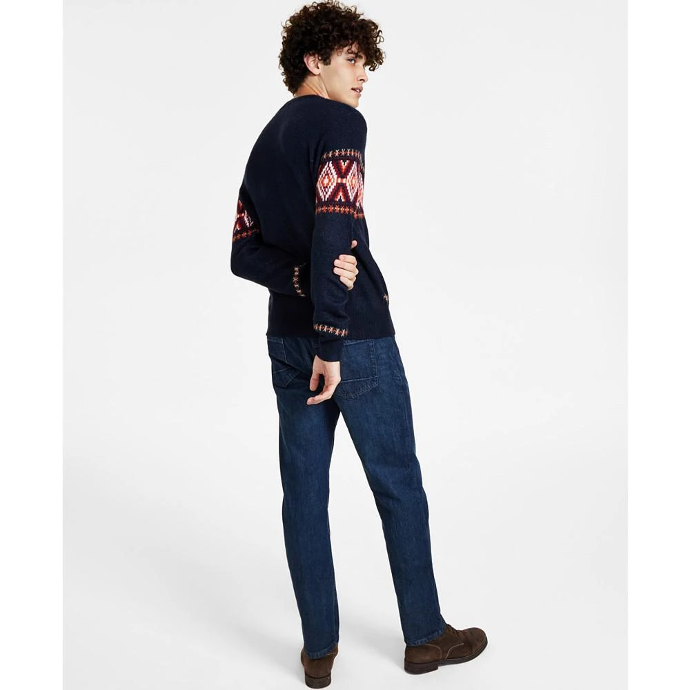 商品Nautica|Men's Classic-Fit Crewneck Fair Isle Sweater,价格¥200,第3张图片详细描述