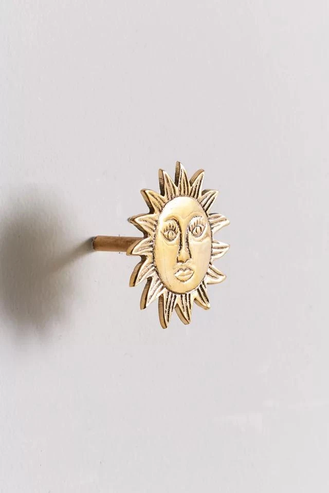 商品Urban Outfitters|Gilded Sun Wall Hook,价格¥46,第3张图片详细描述