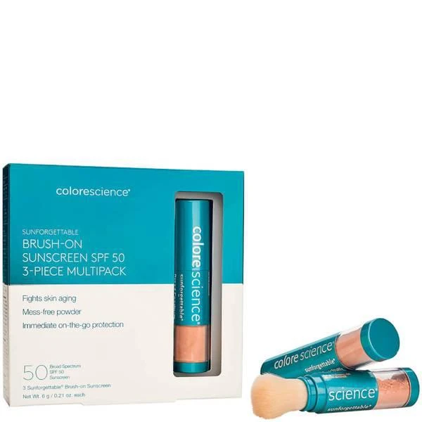 商品Colorescience|Colorescience Sunforgettable Total Protection Brush-On Shield SPF 50 Multipack 3 count,价格¥894,第1张图片
