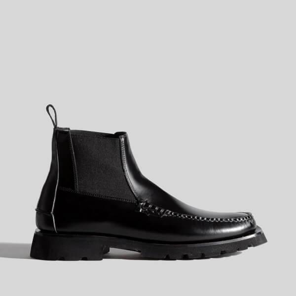 商品Hereu|Hereu Women's Barga Sport Leather Chelsea Boots - Black,价格¥1809,第3张图片详细描述