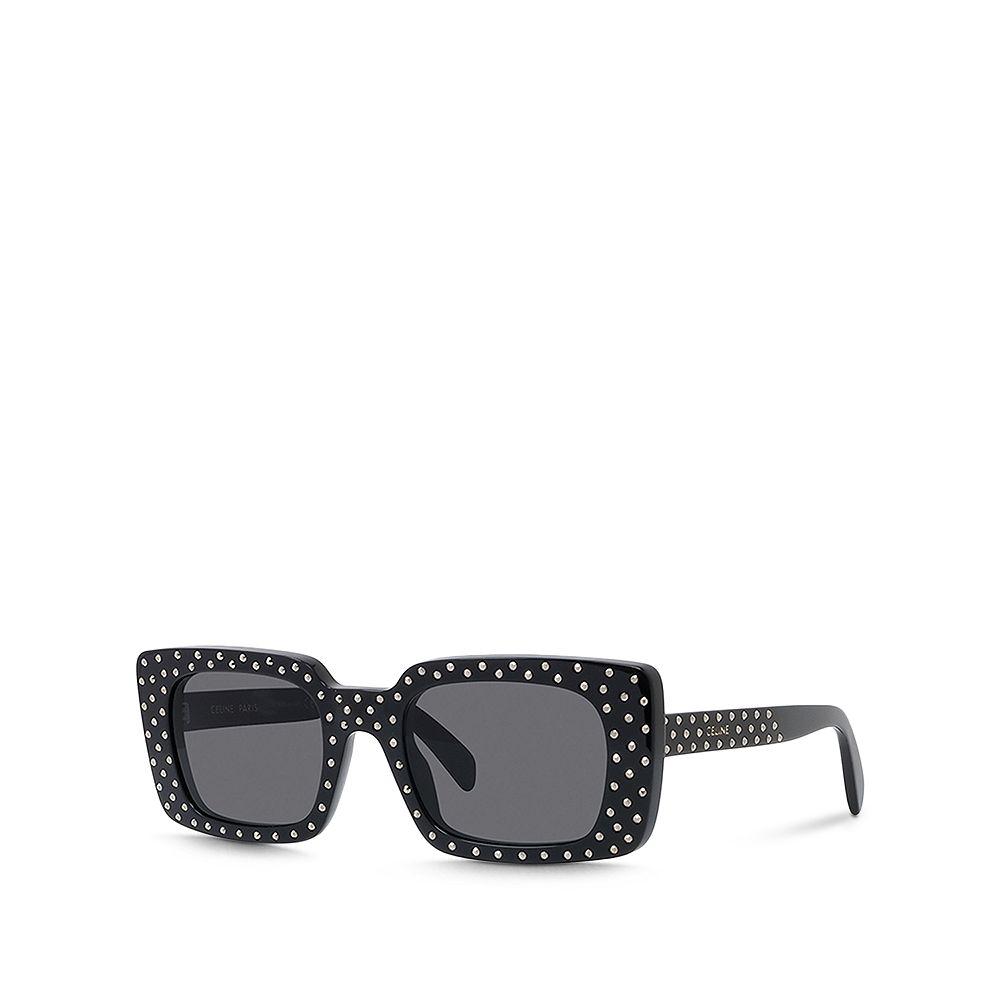 Women's Studded Rectangular Sunglasses, 51mm商品第1张图片规格展示