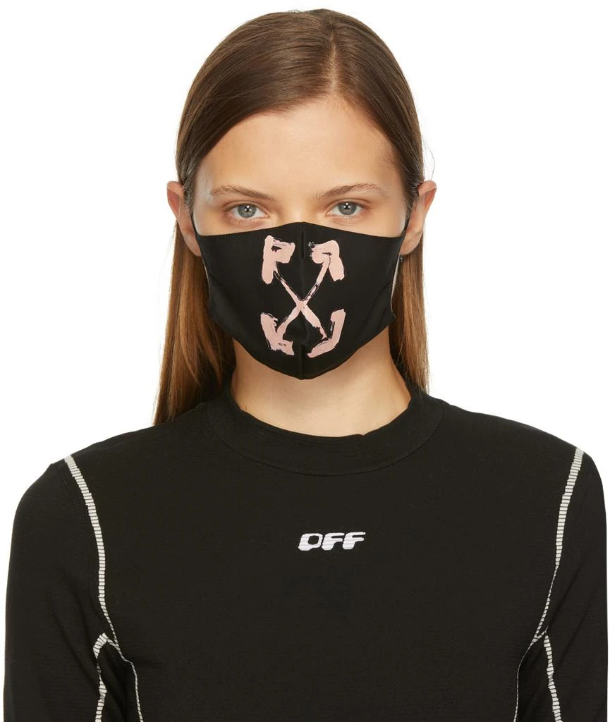 商品Off-White|Black & Pink Painted Arrows Mask,价格¥1581,第1张图片
