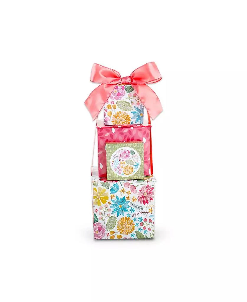 商品Alder Creek Gift Baskets|Sweet Blooms 4 Box Gift Tower,价格¥281,第2张图片详细描述