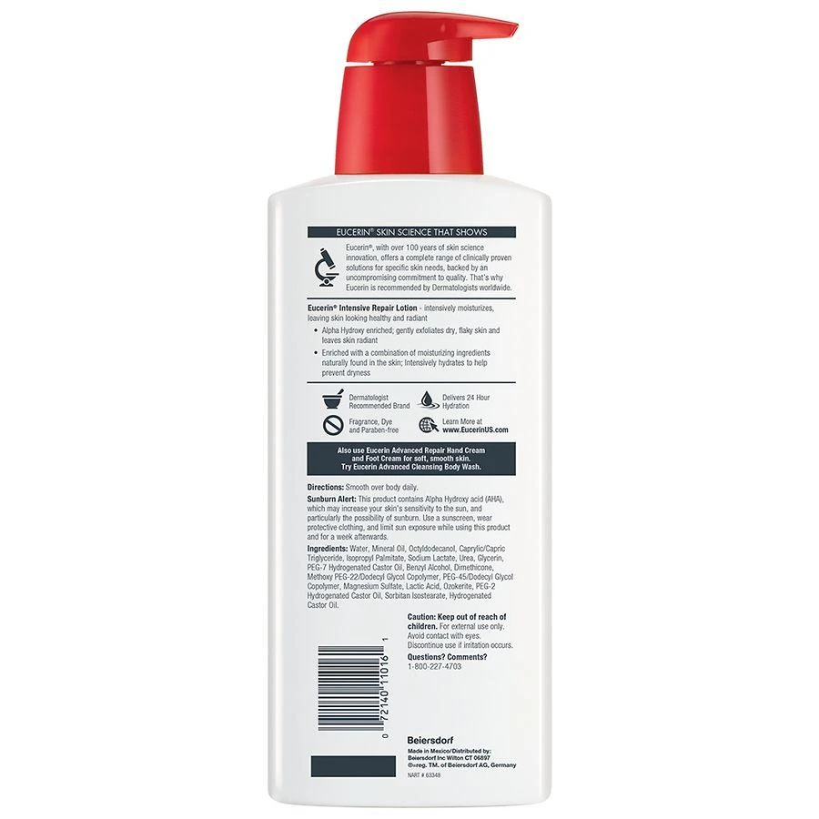 商品Eucerin|Intensive Repair Lotion Fragrance Free,价格¥125,第3张图片详细描述