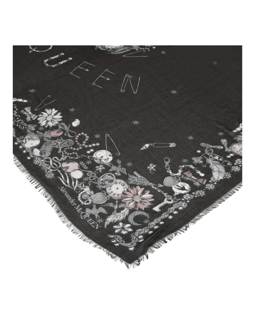 Jewelled Skull Scarf商品第2张图片规格展示