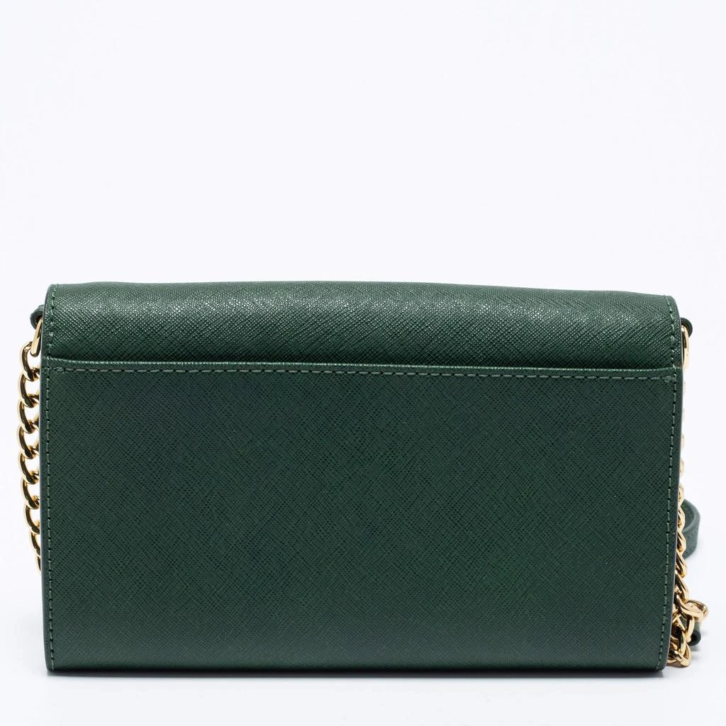 商品[二手商品] Michael Kors|Michael Kors Green Leather Flap Crossbody Bag ,价格¥1121,第4张图片详细描述
