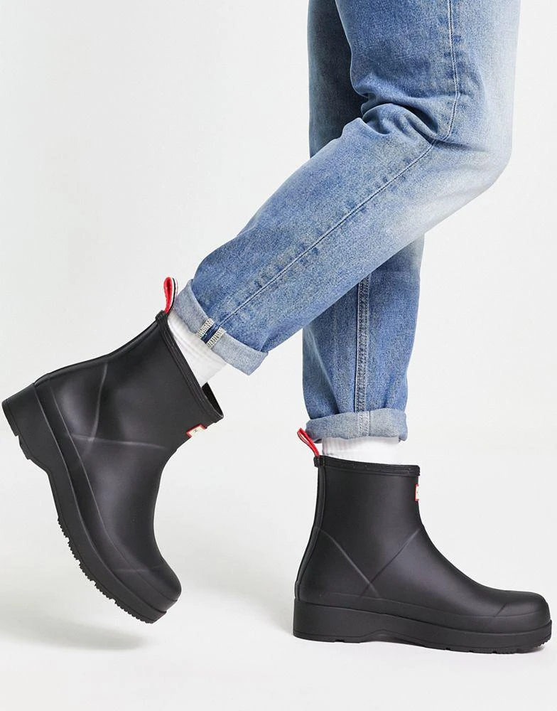 商品Hunter|Hunter play short boots in black,价格¥755,第4张图片详细描述