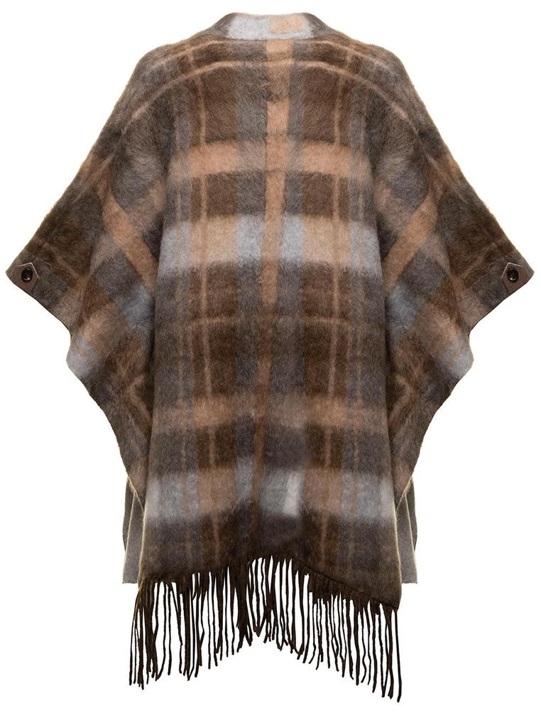 商品Brunello Cucinelli|CHECK CAPE,价格¥29164,第2张图片详细描述