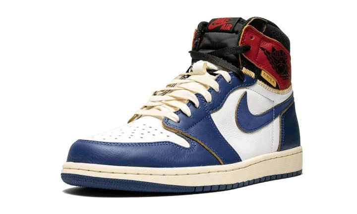 商品Jordan|AIR JORDAN 1 RETRO HI NRG / UN 红蓝黑 拼接,价格¥15910-¥30339,第5张图片详细描述