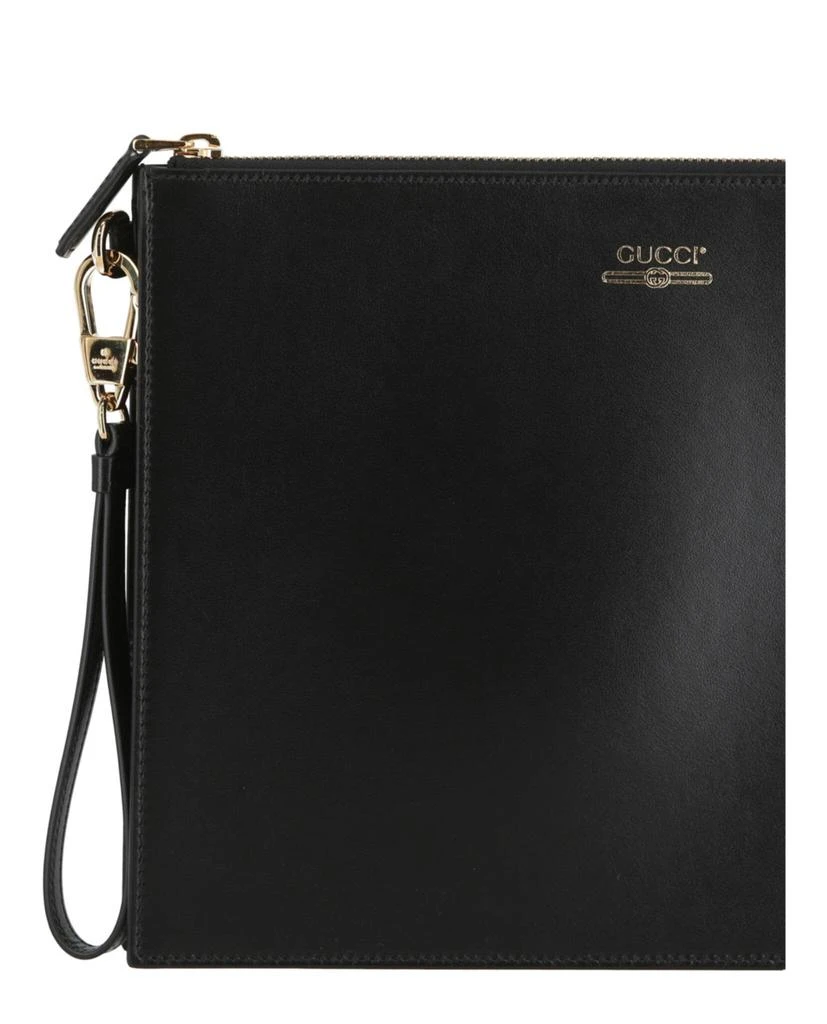 商品Gucci|女士 皮革拉链手包,价格¥2148,第3张图片详细描述