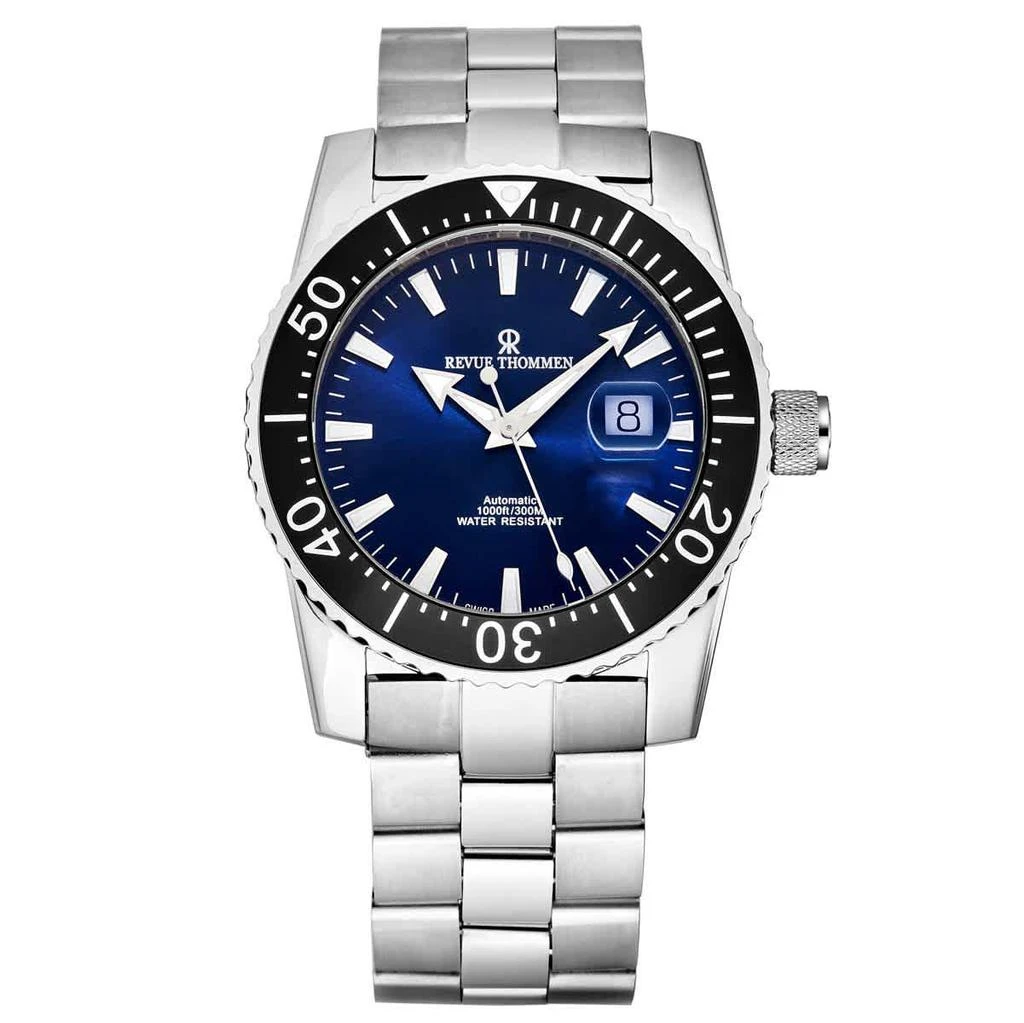 商品Revue Thommen|Revue Thommen Diver Automatic Blue Dial Mens Watch 17030.2125,价格¥3071,第1张图片