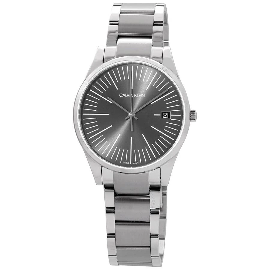 商品Calvin Klein|Quartz Grey Dial Men's Watch K4N21143,价格¥602,第1张图片