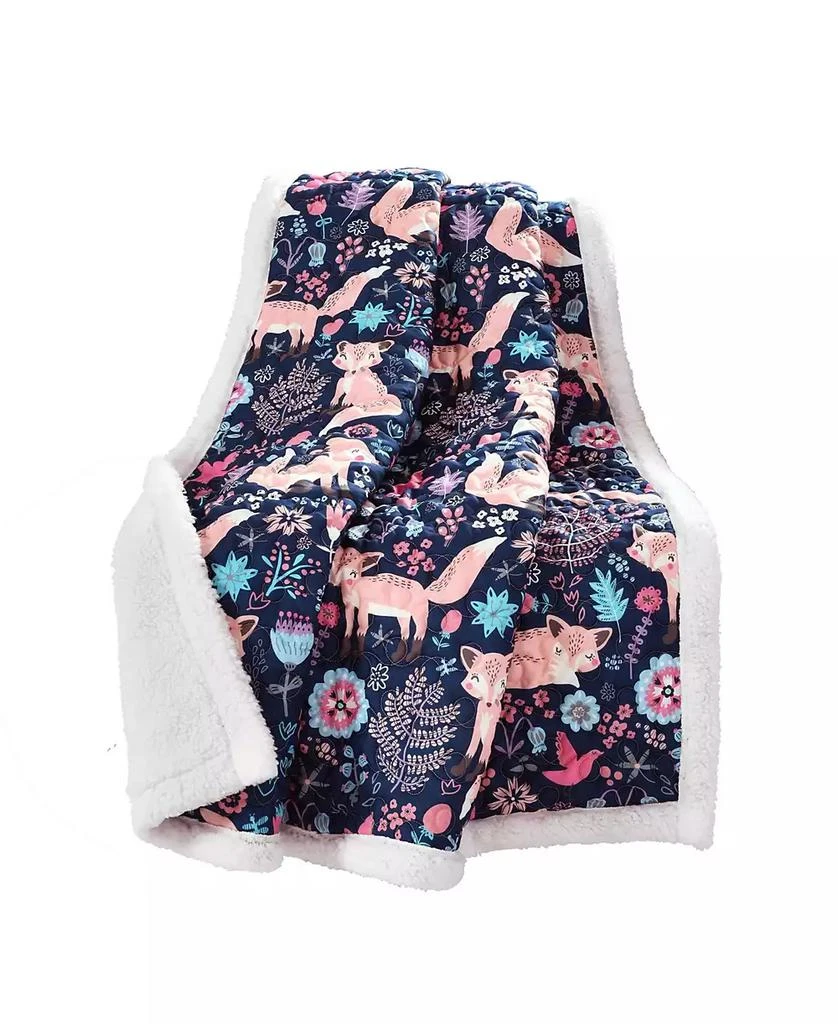 商品Macy's|Kids Pixie Fox Sherpa Throw, 60" x 50",价格¥419,第2张图片详细描述
