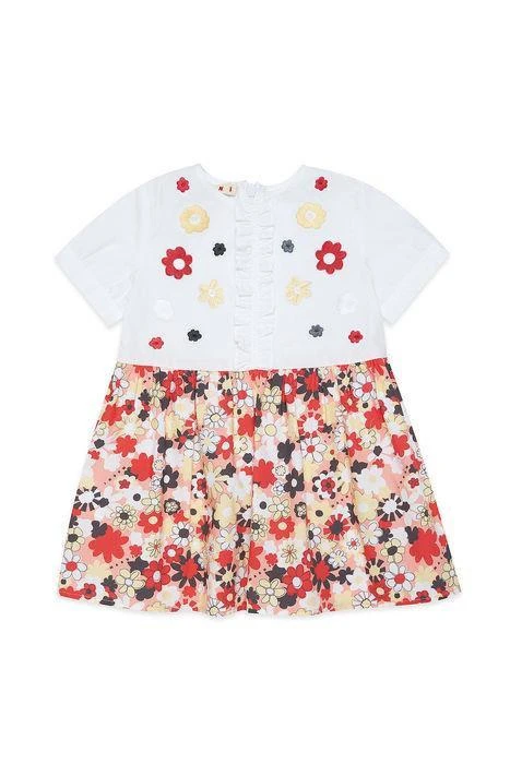商品Marni|Marni Kids Floral-Printed Short-Sleeved Ruffled Dress,价格¥887,第1张图片