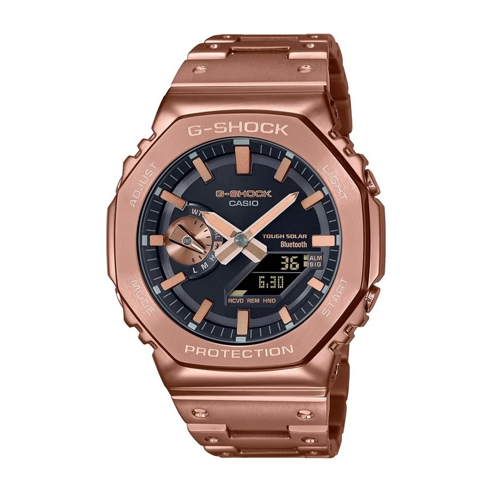 商品G-Shock|Men's Copper Ion Plating Stainless Steel Bracelet Watch, 44.4mm, GMB2100GD-5A,价格¥4483,第1张图片