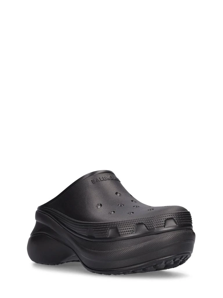 商品Balenciaga|85mm Crocs Rubber Pool Mules,价格¥4971,第2张图片详细描述