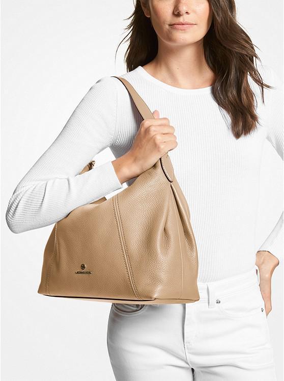 商品Michael Kors|Sienna Large Pebbled Leather Shoulder Bag,价格¥975,第5张图片详细描述