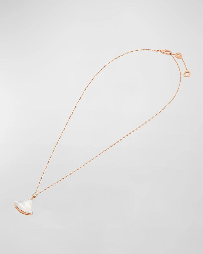 商品BVLGARI|Divas' Dream Rose Gold Pendant Necklace with Mother-of-Pearl,价格¥22438,第3张图片详细描述