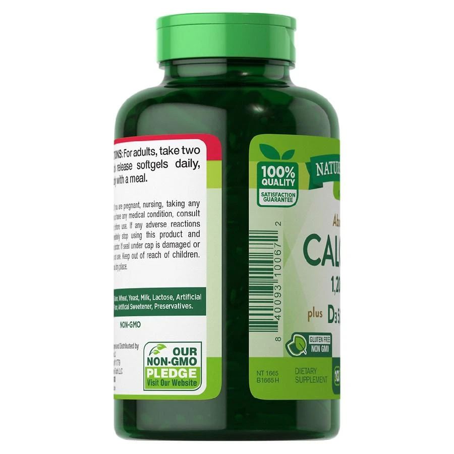 商品Nature's Truth|Absorbable Calcium 1,200 mg plus D3 5,000 IU,价格¥127,第4张图片详细描述