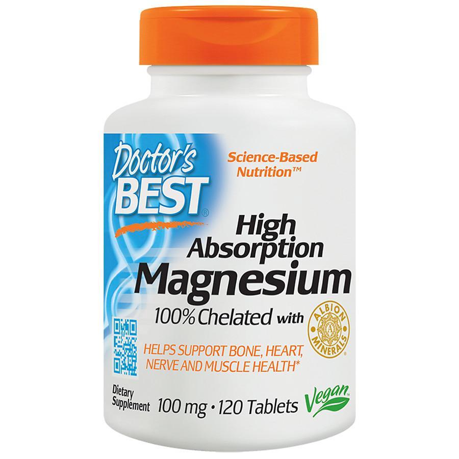 商品Doctor's Best|High Absorption Magnesium 100% Chelated,价格¥89,第1张图片