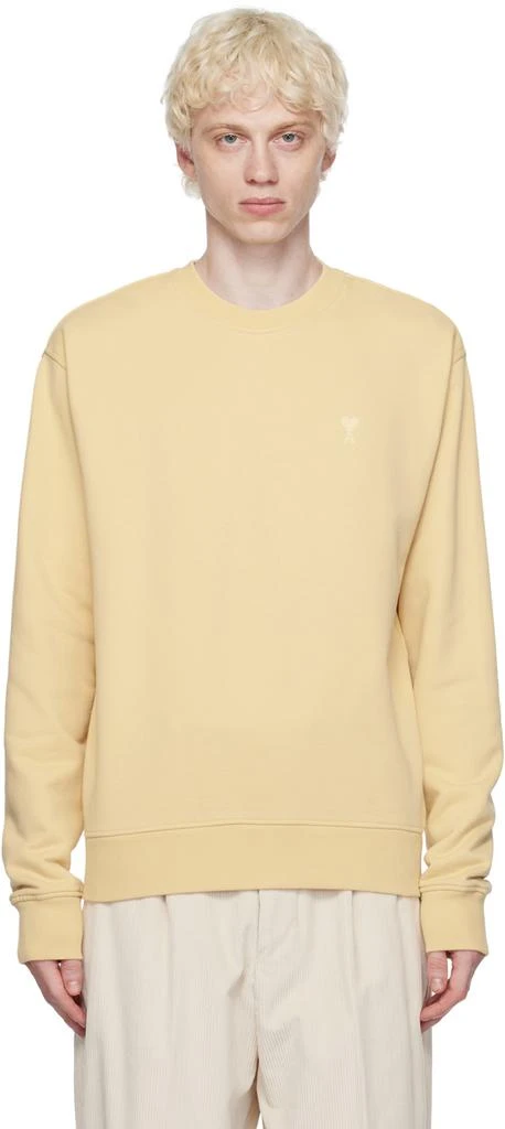 商品AMI|Yellow Ami de Cœur Sweatshirt,价格¥2332,第1张图片