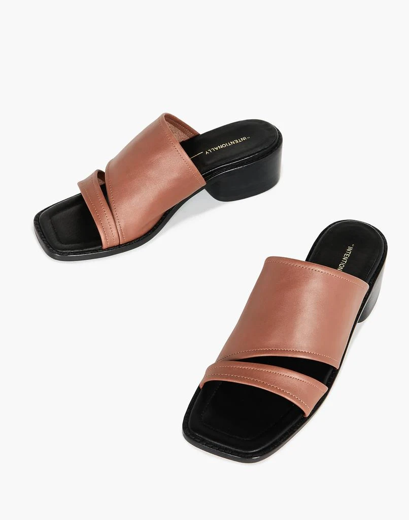 商品Madewell|Intentionally Blank Leather Barbara Sandals,价格¥628,第1张图片