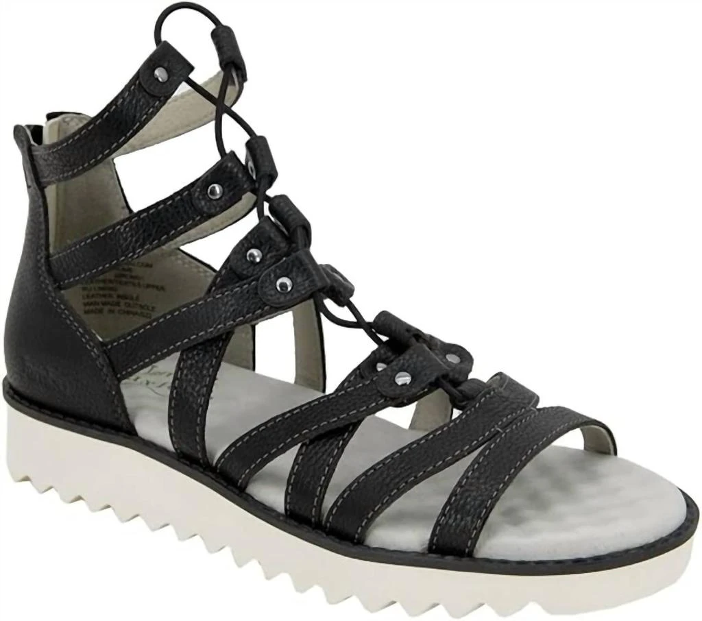 商品Jambu|Rome Wedge Sandal In Black,价格¥475,第1张图片