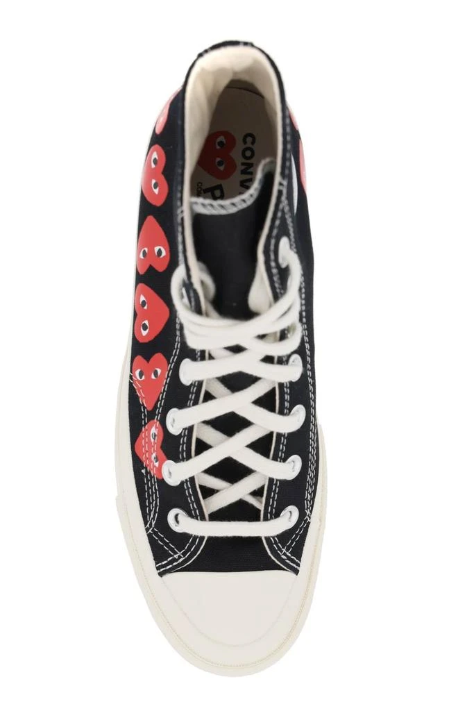 商品Comme des Garcons|Comme Des Garcons Play Men's multi Heart Converse X Comme Des Garçons Play Hi-Top Sneakers,价格¥1388,第2张图片详细描述