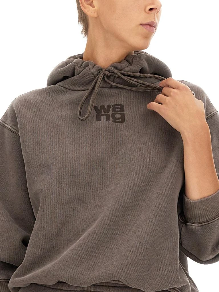 商品Alexander Wang|SWEATSHIRT WITH EMBOSSED LOGO,价格¥1736,第3张图片详细描述