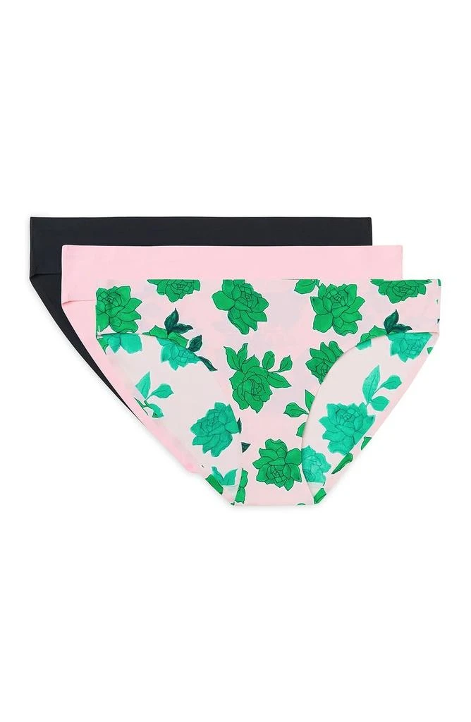 商品AQS|Seamless Bikini Cut Panties - Pack of 3,价格¥137,第1张图片