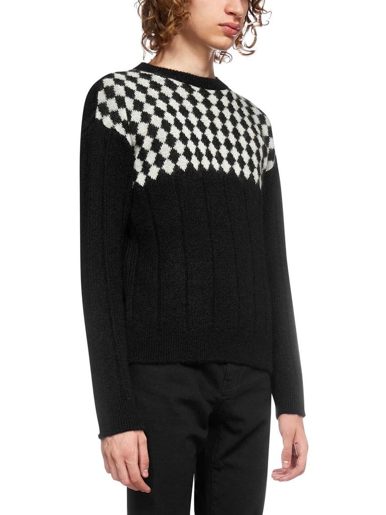 商品Yves Saint Laurent|Saint Laurent Diamond Pattern Knit Sweater,价格¥2903,第3张图片详细描述