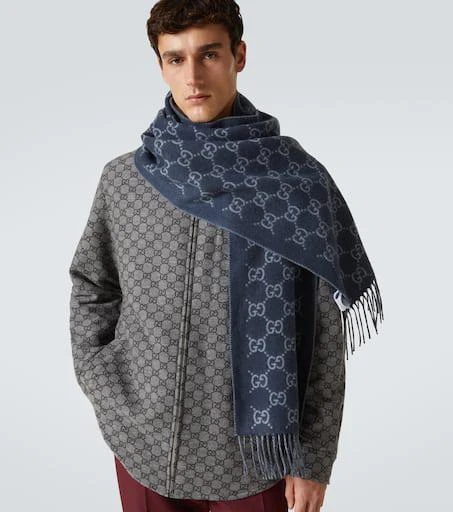 商品Gucci|GG羊绒围巾,价格¥8293,第3张图片详细描述