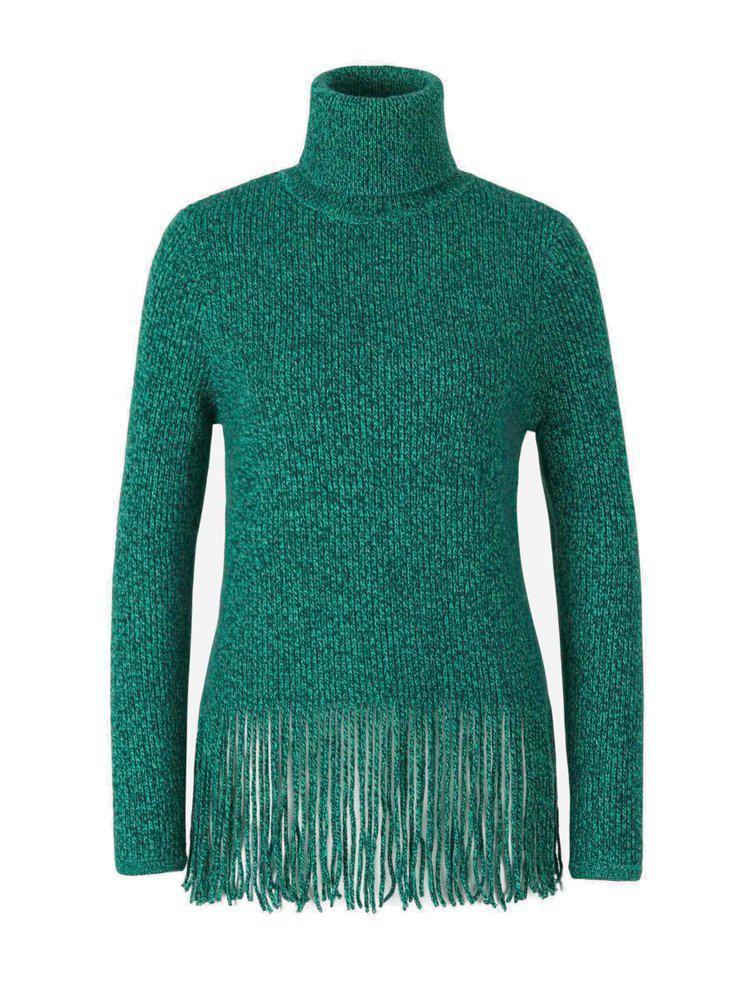 商品Zimmermann|Zimmermann Rib-Knit Fringed Sweater,价格¥4002,第1张图片