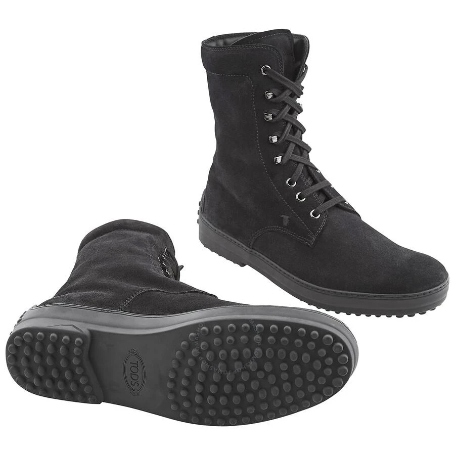 商品Tod's|Men's Black Winter Lace Up Ankle Boots,价格¥1482,第2张图片详细描述