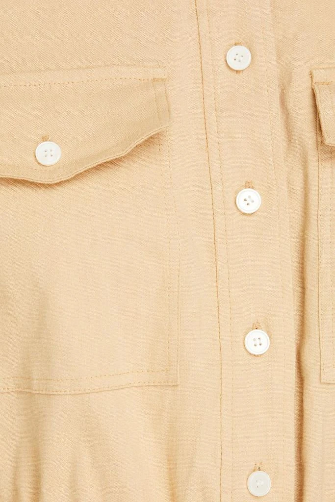 商品Derek Lam|Belted linen-blend playsuit,价格¥1763,第4张图片详细描述