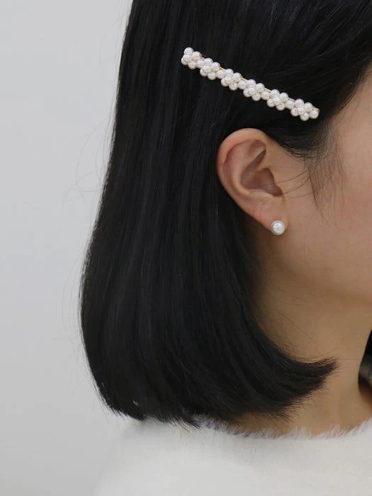 商品KINDABABY|[Exclusive]Classic Swarovski Pearl Pin (2size),价格¥356,第2张图片详细描述