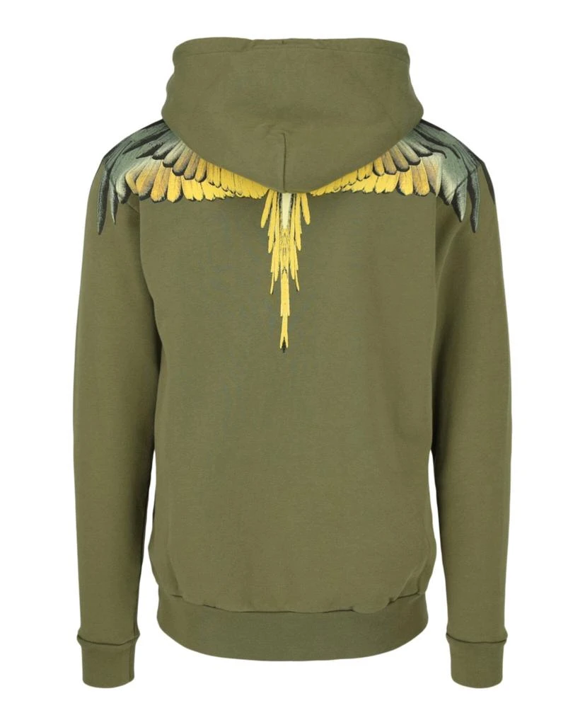 商品Marcelo Burlon|Printed Wings Hooded Sweatshirt,价格¥1502,第2张图片详细描述