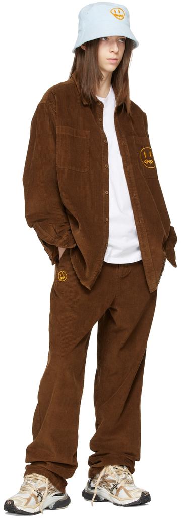 SSENSE Exclusive Brown Painted Mascot Shirt商品第4张图片规格展示