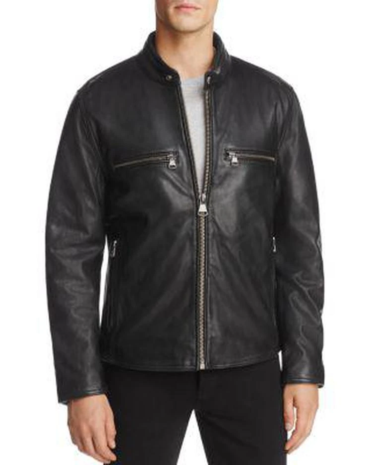 商品Marc New York by Andrew Marc|Bedford Leather Moto Jacket  ,价格¥1677,第1张图片