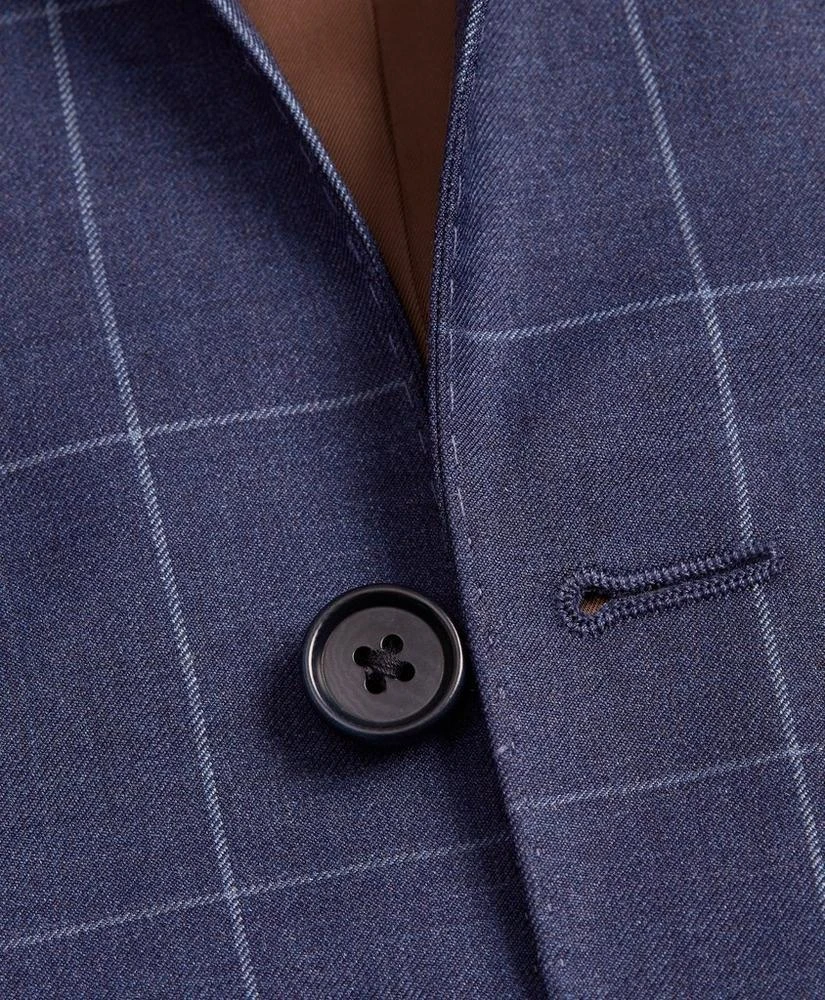 商品Brooks Brothers|Brooks Brothers Regent-Fit Windowpane Wool Twill Suit Jacket,价格¥1197,第2张图片详细描述