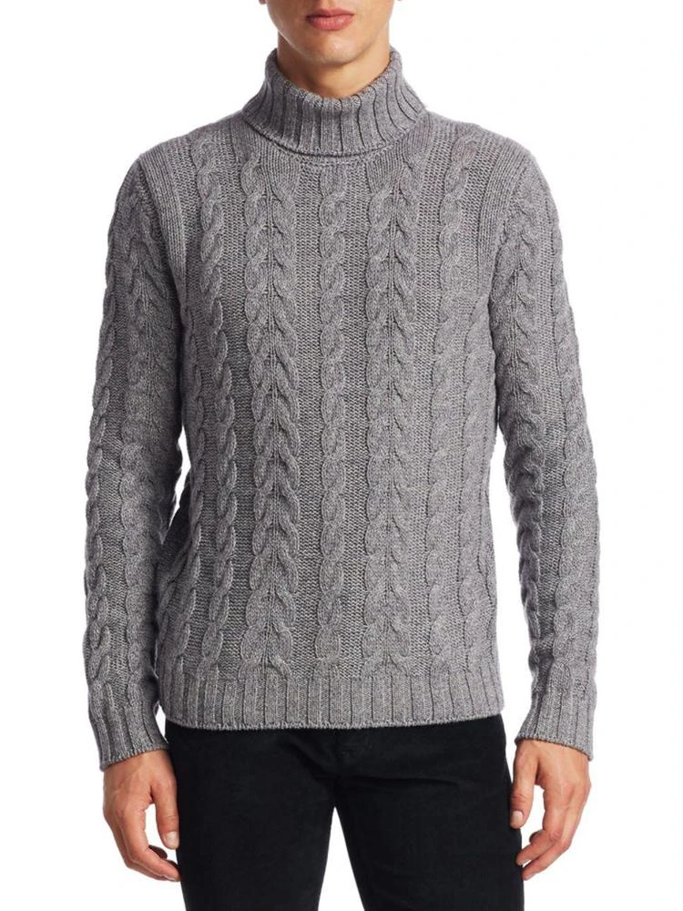 商品Saks Fifth Avenue|COLLECTION Turtleneck Knitted Sweater,价格¥1868,第1张图片