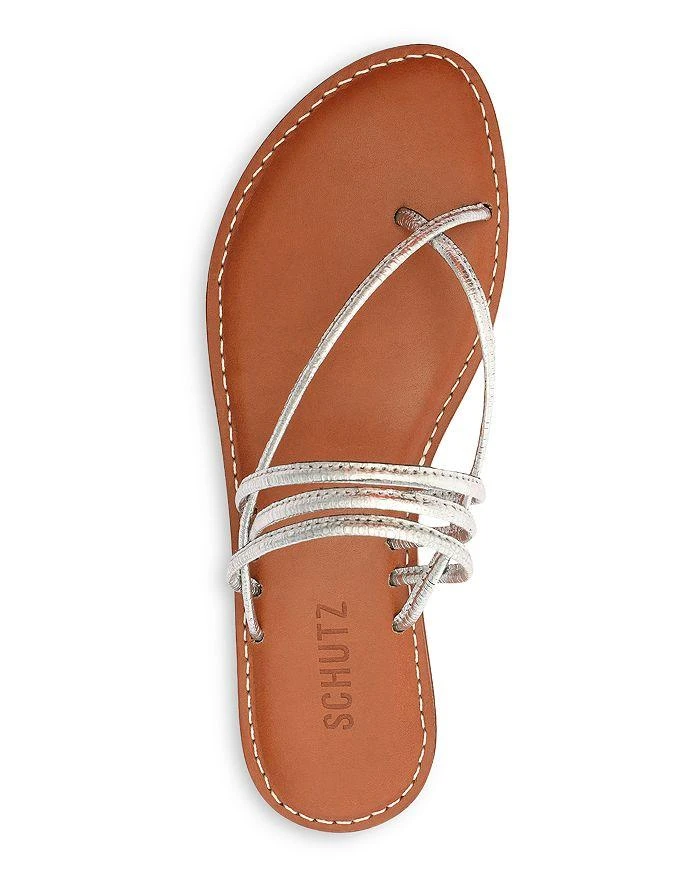 商品Schutz|Women's Mirielle Slip On Crisscross Slide Sandals,价格¥725,第3张图片详细描述