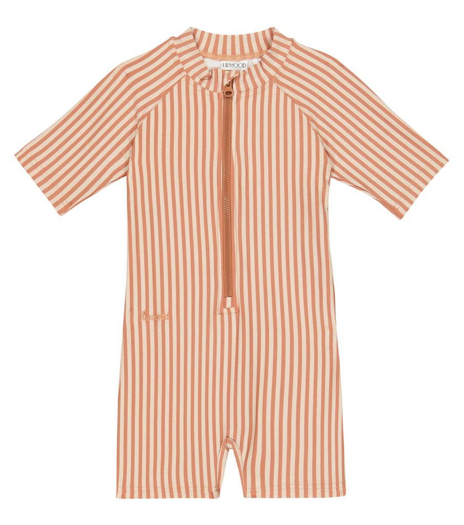 商品Liewood|Max striped rashguard swimsuit,价格¥284,第1张图片