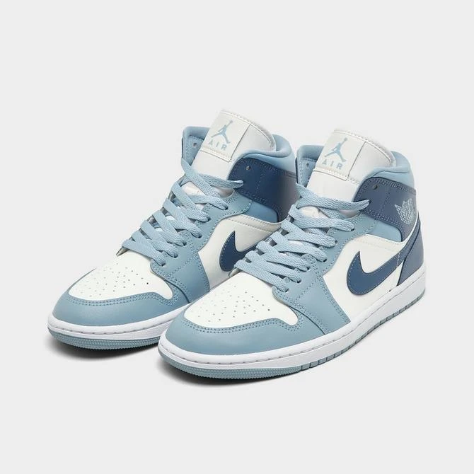 商品Jordan|Women's Air Jordan Retro 1 Mid Casual Shoes,价格¥937,第2张图片详细描述