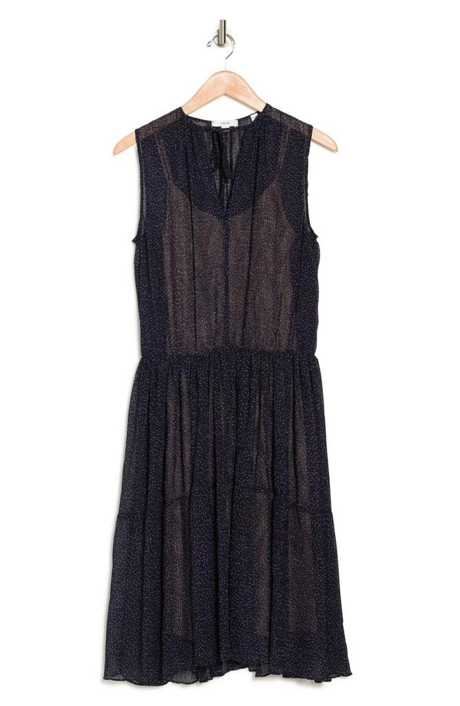 商品Vince|Starry Dot Sleeveless Mini Dress,价格¥307,第3张图片详细描述