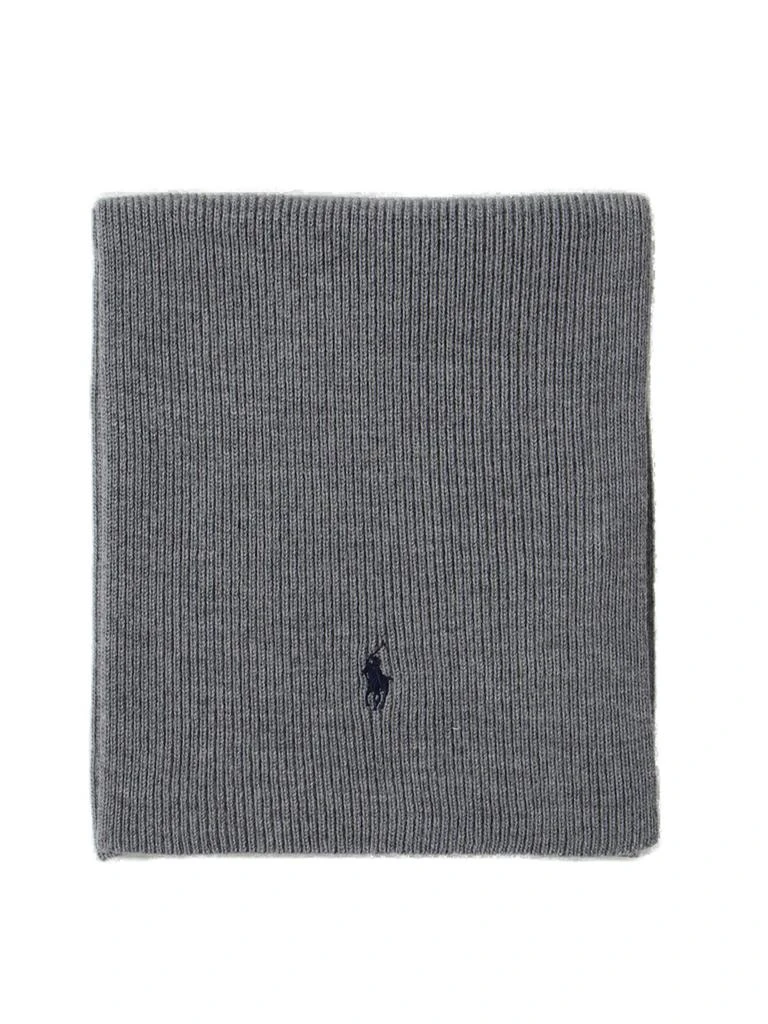 商品Ralph Lauren|Polo Ralph Lauren Logo Embroidered Knitted Scarf,价格¥642,第2张图片详细描述