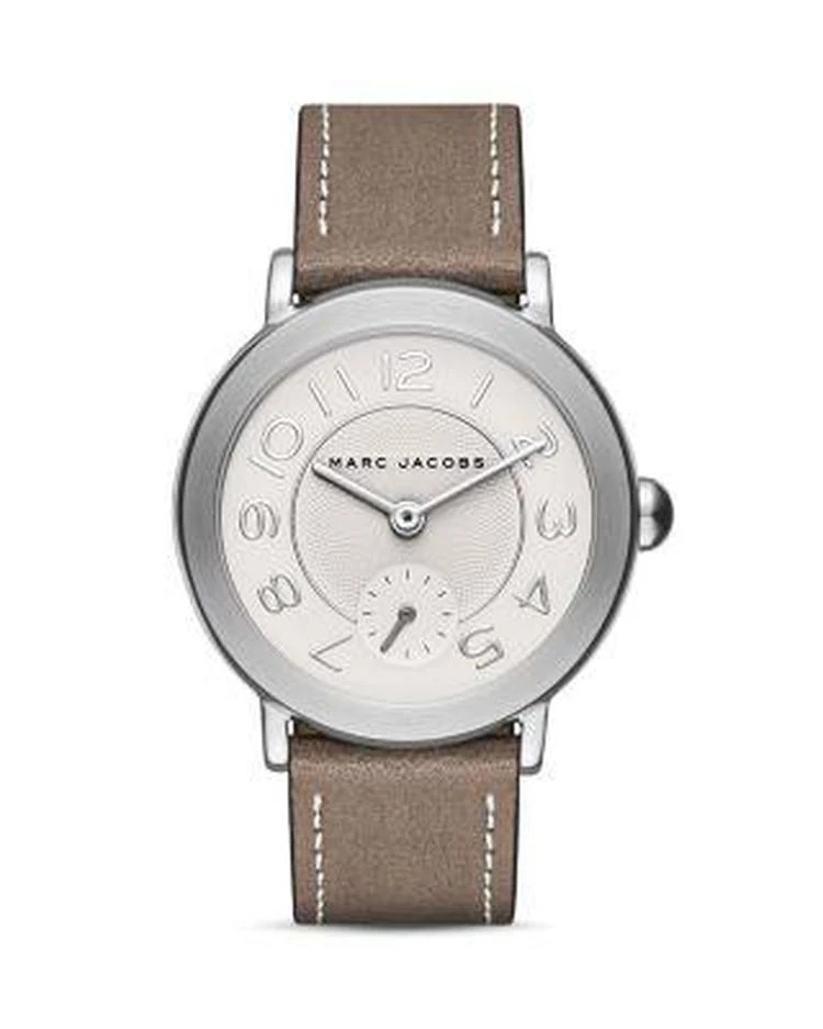 商品Marc Jacobs|Riley Leather Strap Watch, 36mm,价格¥785,第1张图片