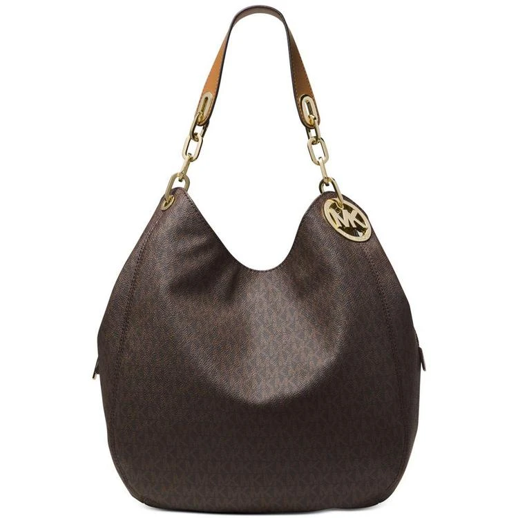 商品Michael Kors|Signature Fulton 大号单肩包,价格¥1768,第1张图片