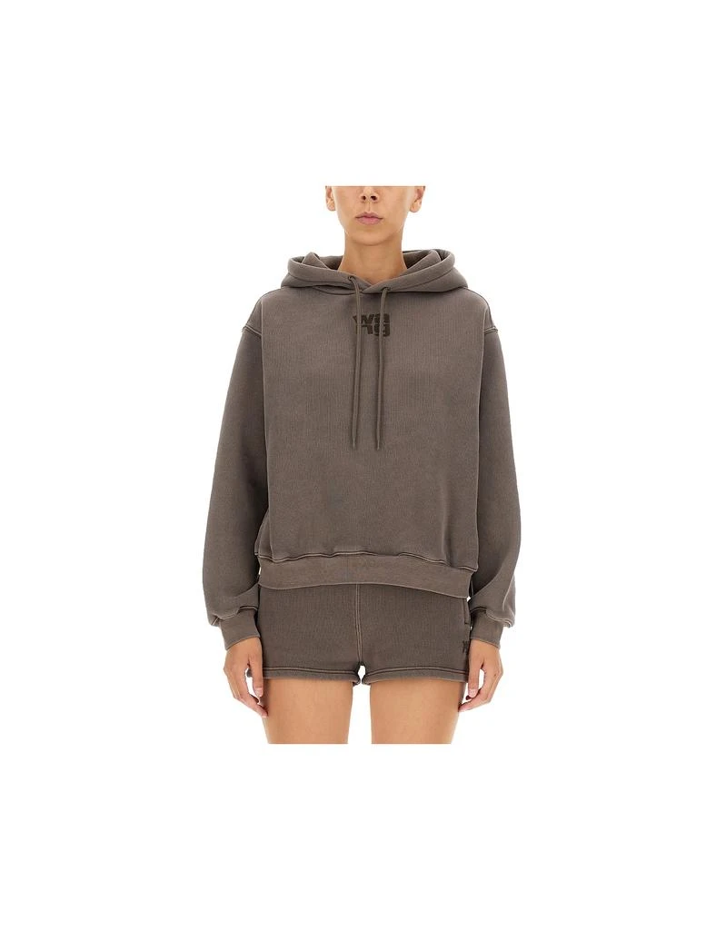 商品Alexander Wang|Sweatshirt With Embossed Logo,价格¥1423,第1张图片